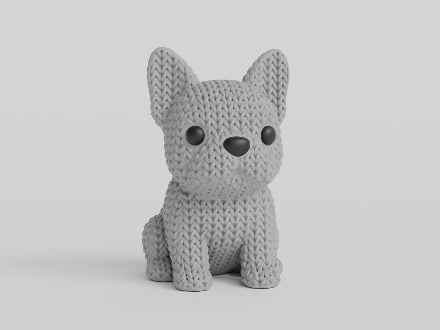 Knitted French Bulldog