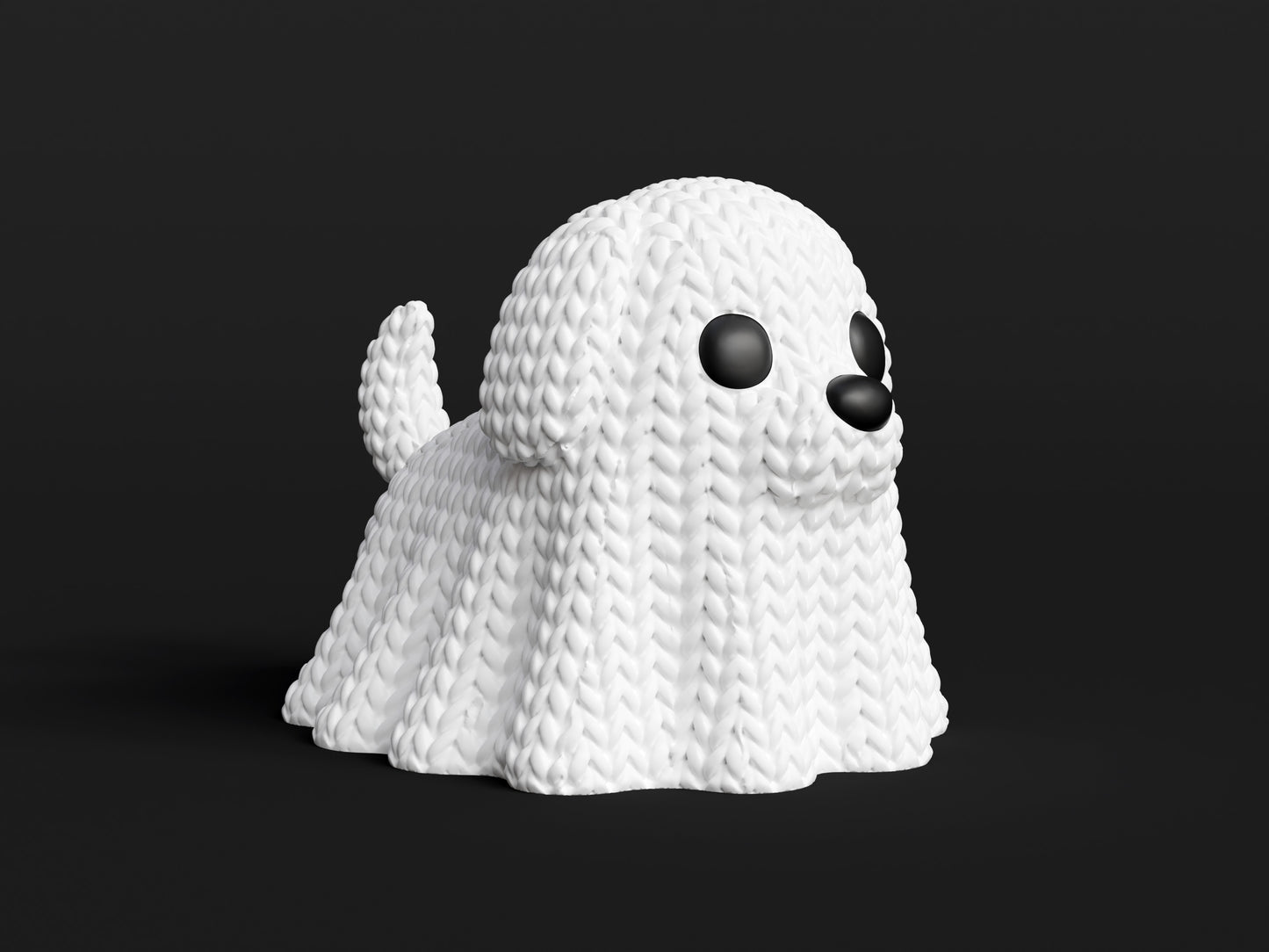 Knitted Halloween Dog