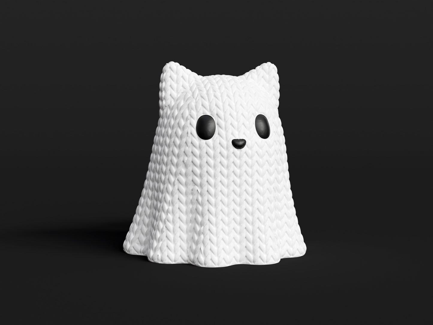 Knitted Halloween Cat