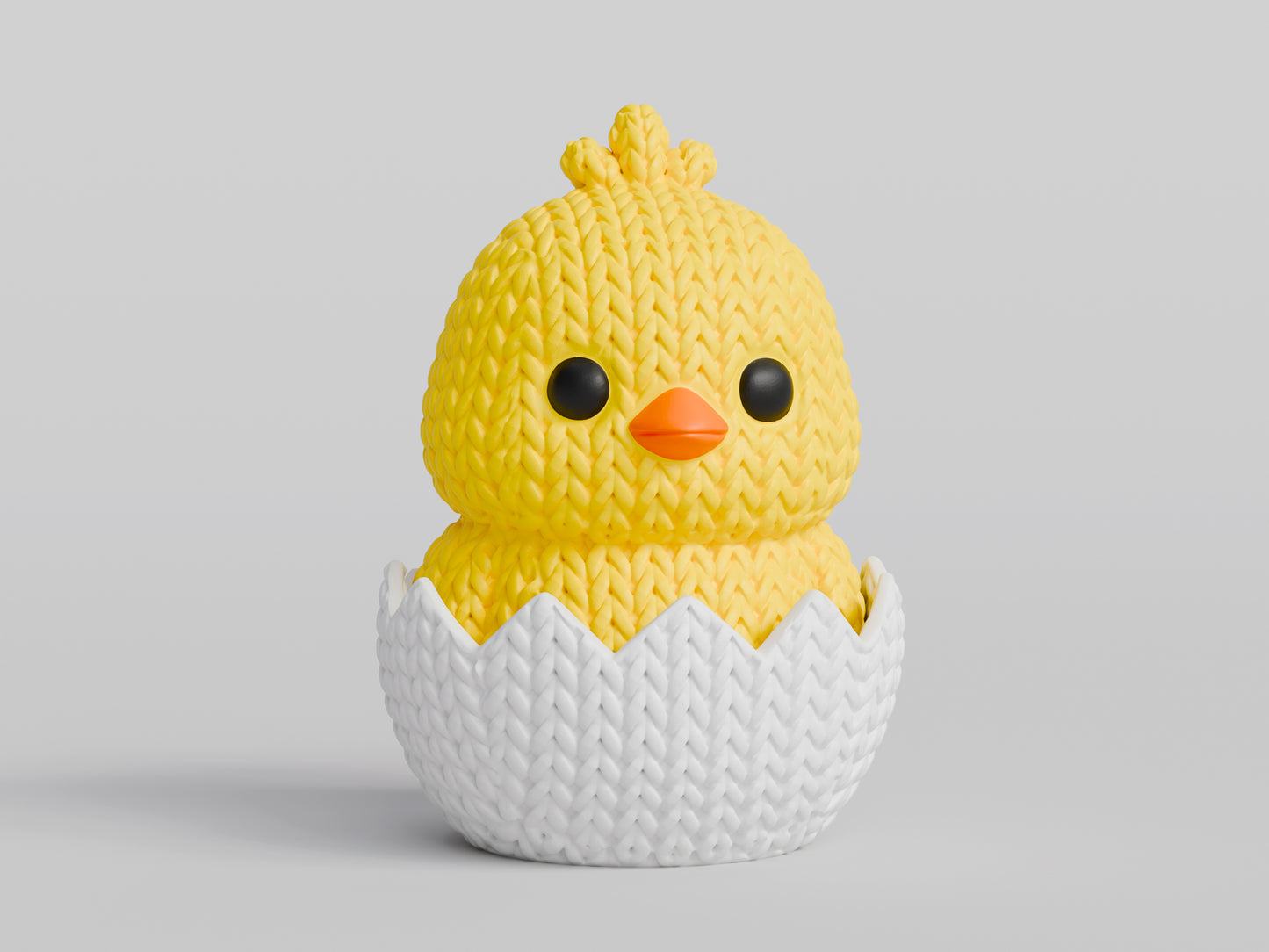 Knitted Hatching Chick