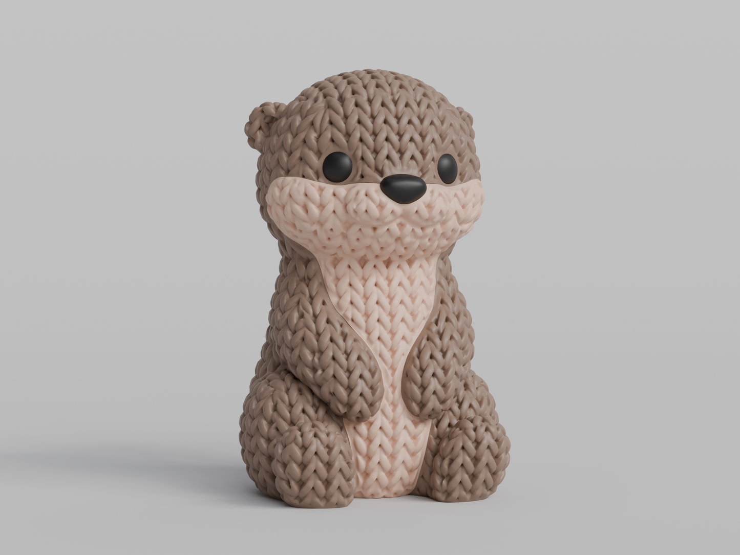 Knitted Otter