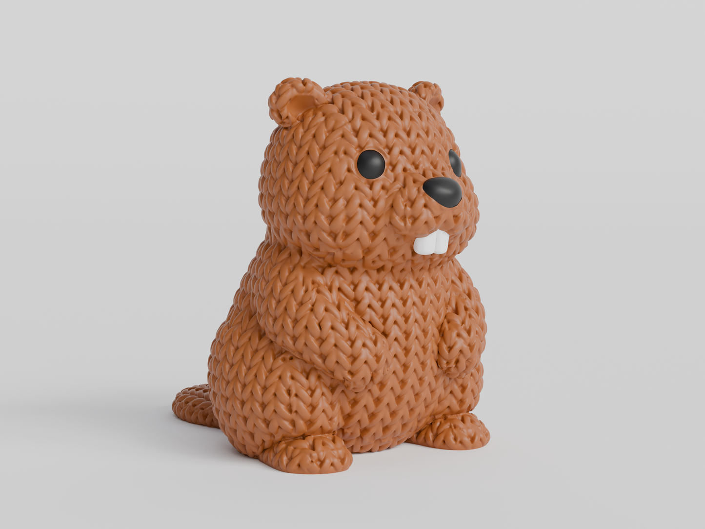 Knitted Beaver