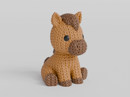 Knitted Horse