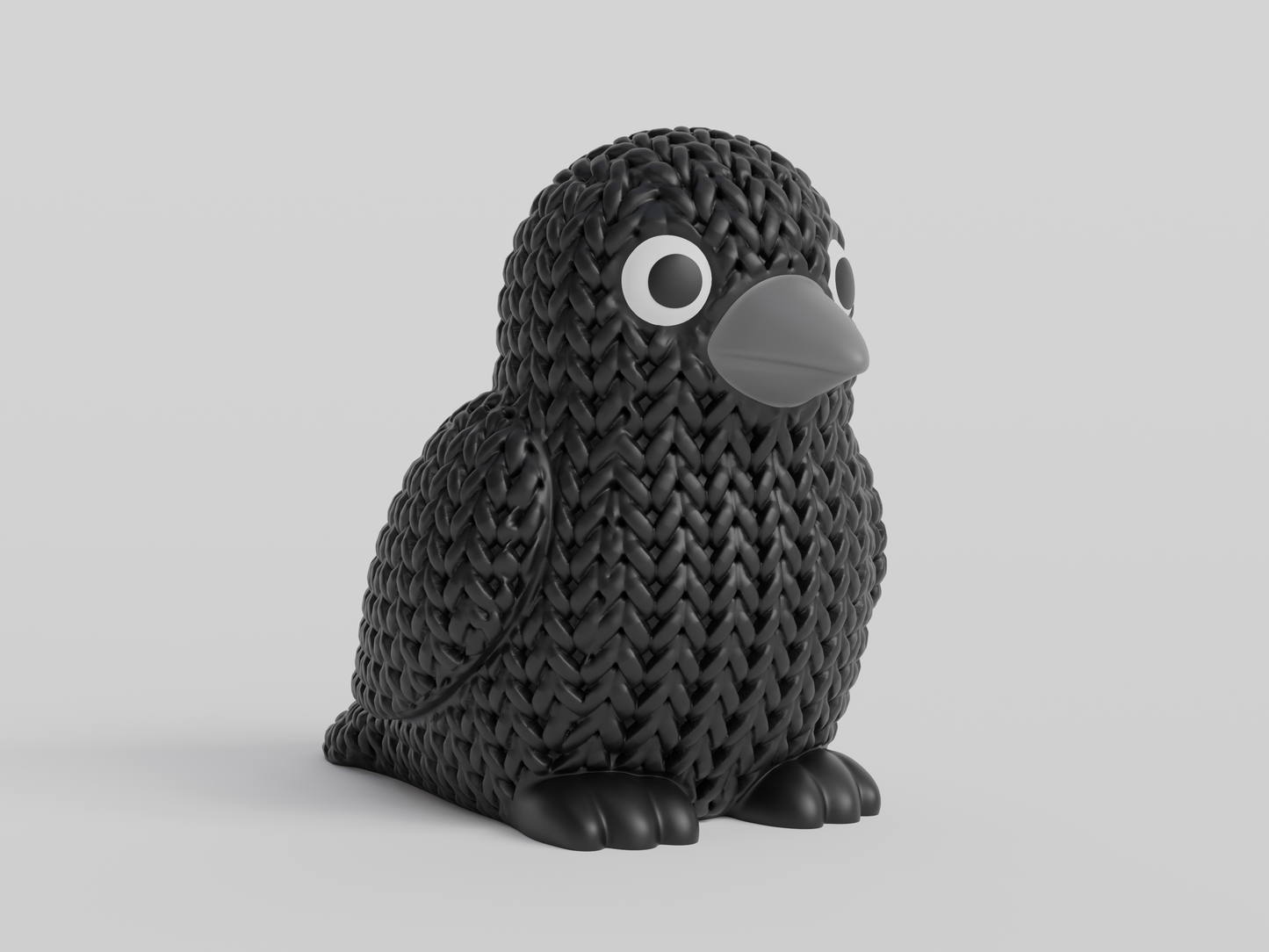 Knitted Crow