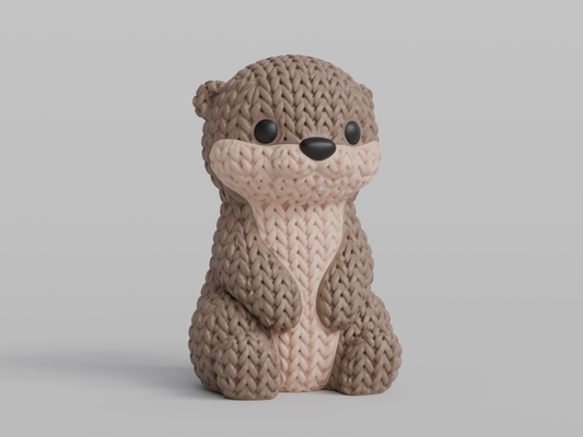 Knitted Otter