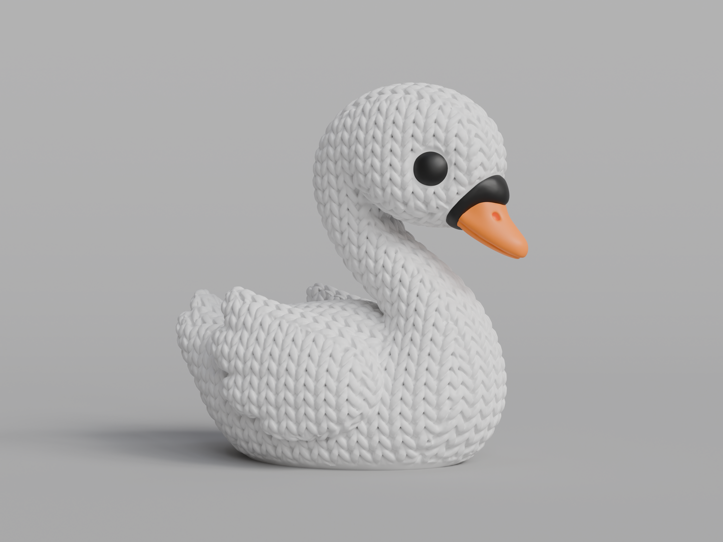 Knitted Swan