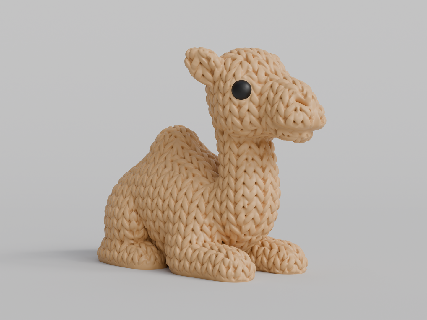 Knitted Camel